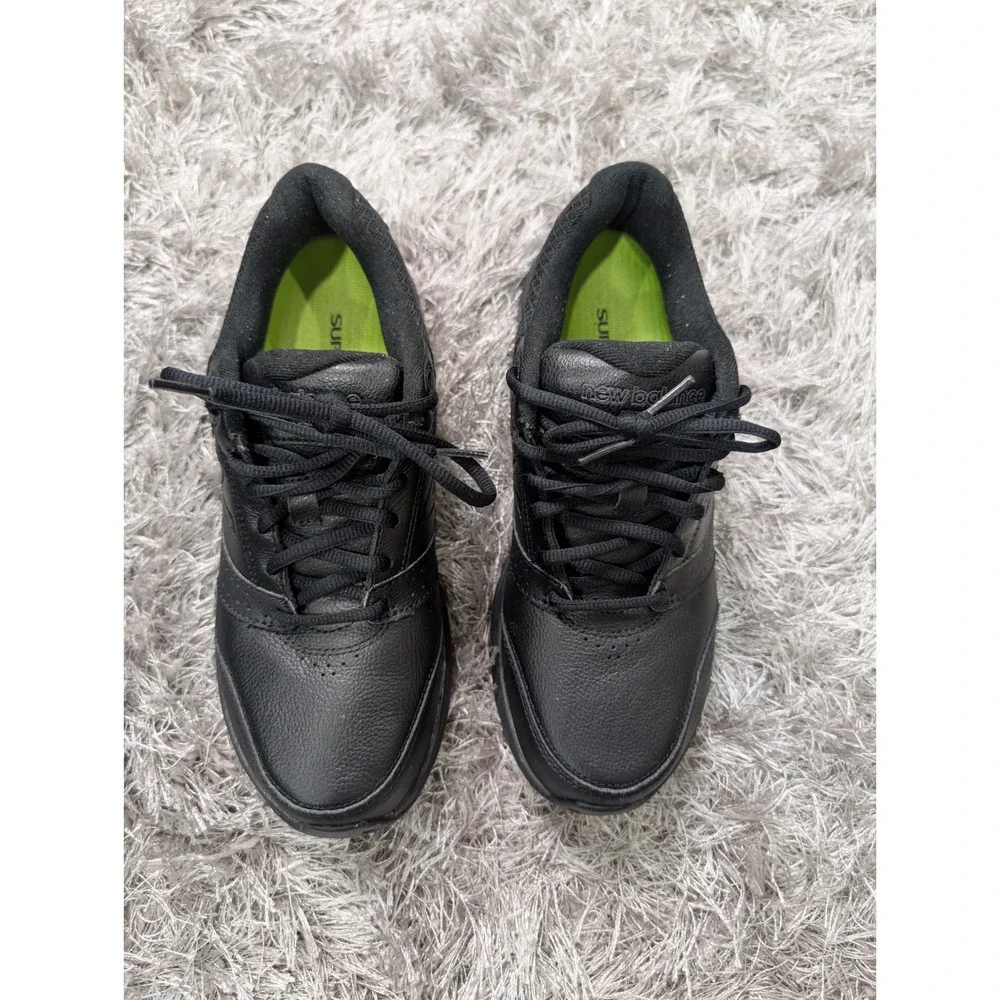 New‎ Balance 928v2 Black Leather Walking Shoes WW928BK2 Womens 8.5 2A Narrow